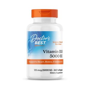 Doctor's Best Vitamin D3 5000 IU, 360 softgels
